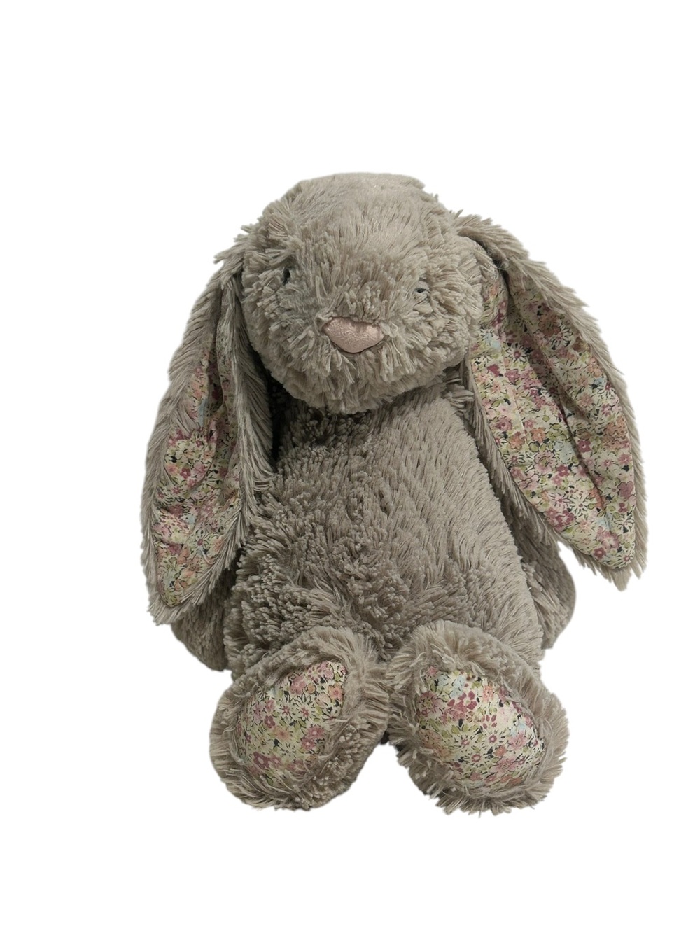 JELLYCAT Bashful Bea Beige Blossom Bunny Rare Retired Plush Toy Stuffed Animal